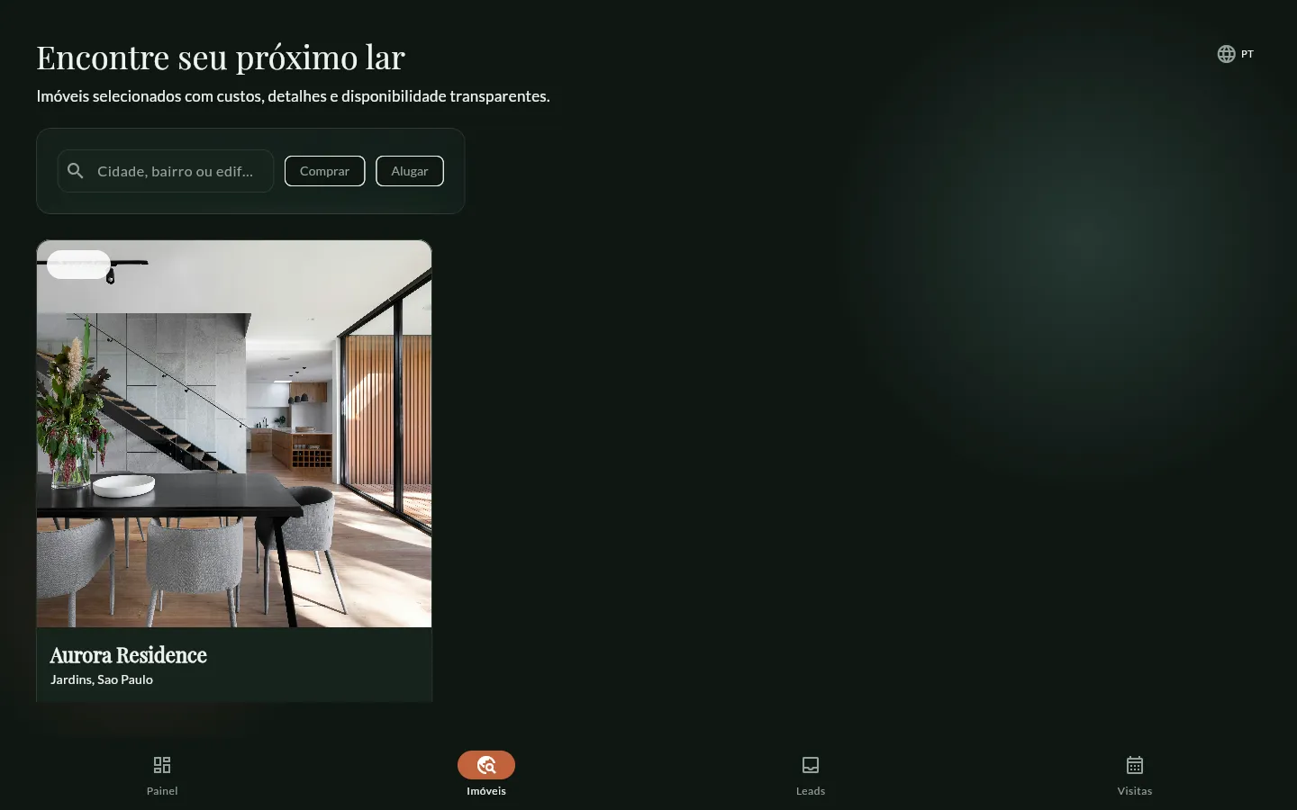 Marketplace de imóveis na web