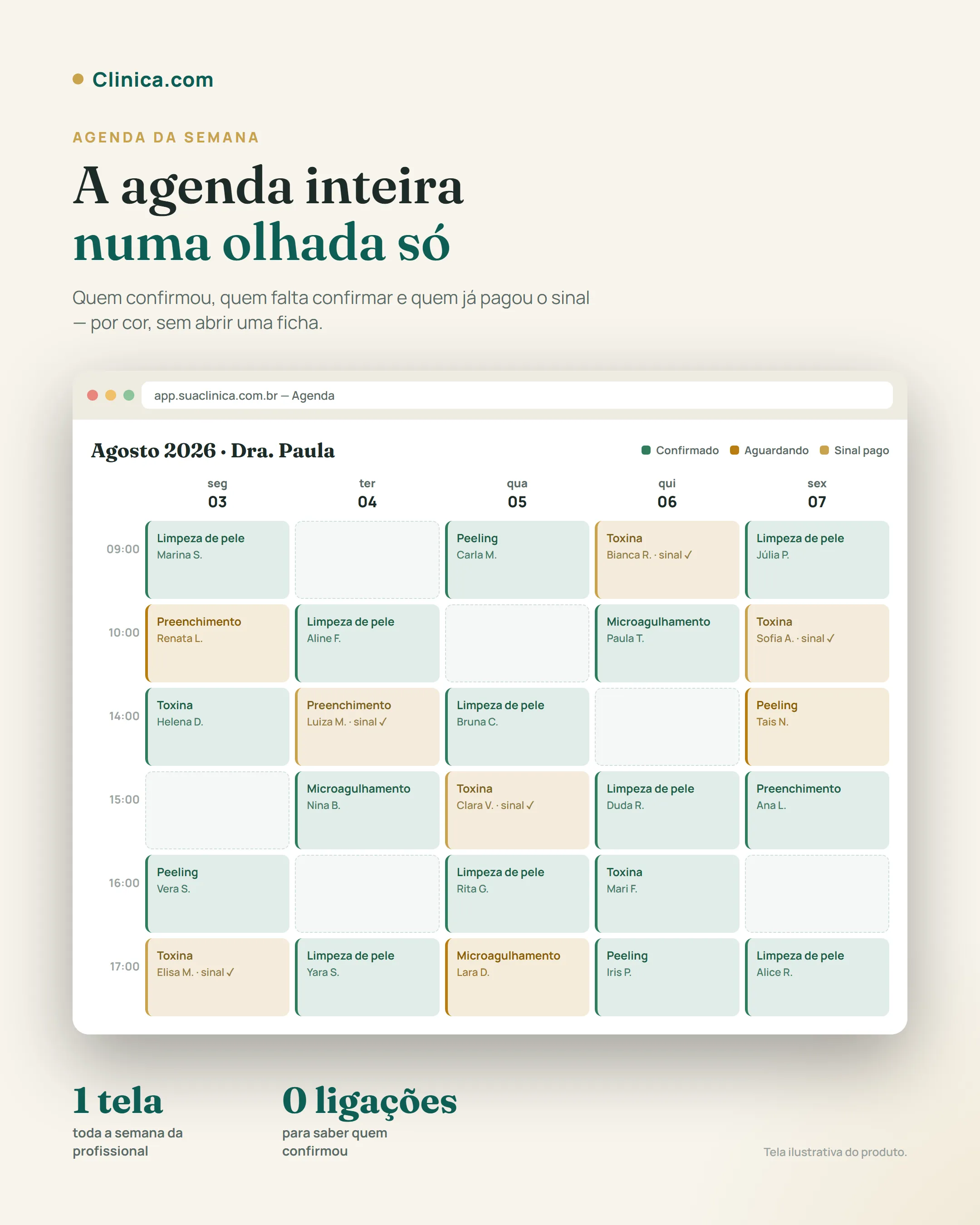 Agenda semanal